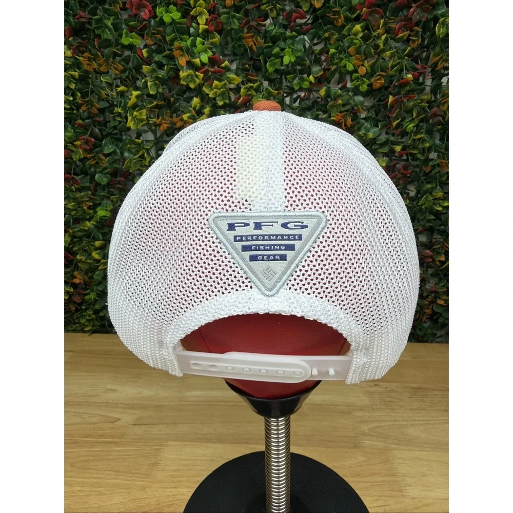 Texas Longhorns UT Columbia PFG Orange Fishing FlexFit‎ 110 Hat Cap L/XL NCAA